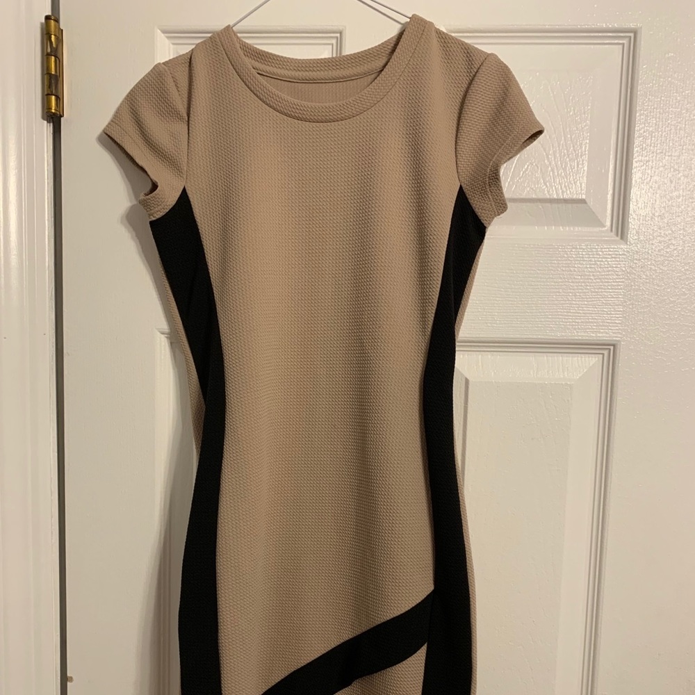 Black and Tan Dress